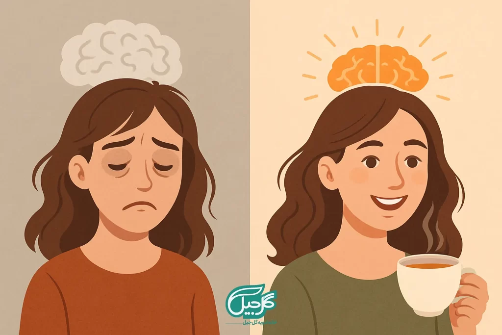دمنوش برای رفع خستگی ذهنی و جسمی
