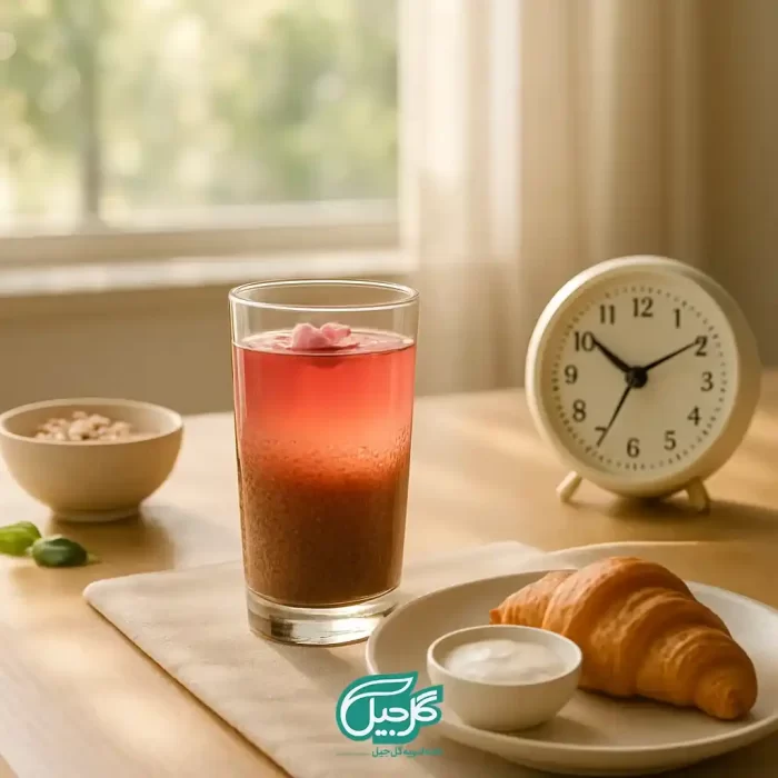 طرز تهیه شربت خاکشیر و گلاب برای یبوست